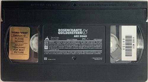 Rosencrantz And Guildenstern Are Dead VHS Tim Roth VHSshopCom  - Picture 7 of 12