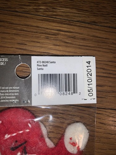Dimensions Needle Felting Embellishments Santa 100% Wool Christmas - Picture 8 of 8