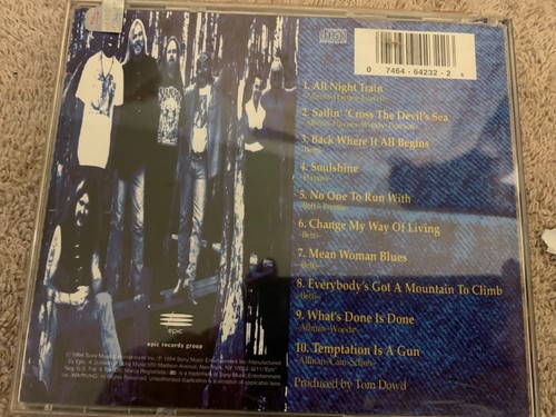 Vtg Allman Brothers Band "Where It All Begins" 1994 Sony Music Entertainment - Bild 3 von 9