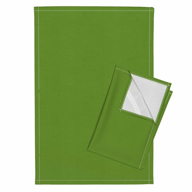 green leaf solid synergy0002 linen cotton tea towels by green leaf solid synergy0002 linen cotton tea towels by
