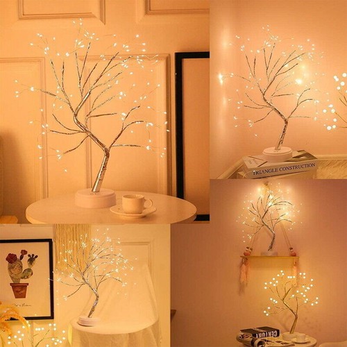 Battery Powered USB LED Fairy Tree Light Copper Wire Home Party Decoration Lamp - Picture 6 of 12