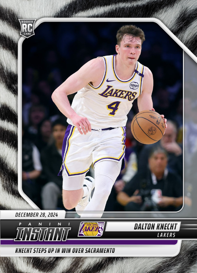 Dalton Knecht - 2024-25 Panini Instant NBA #227 - White Tiger /5 PRESALE