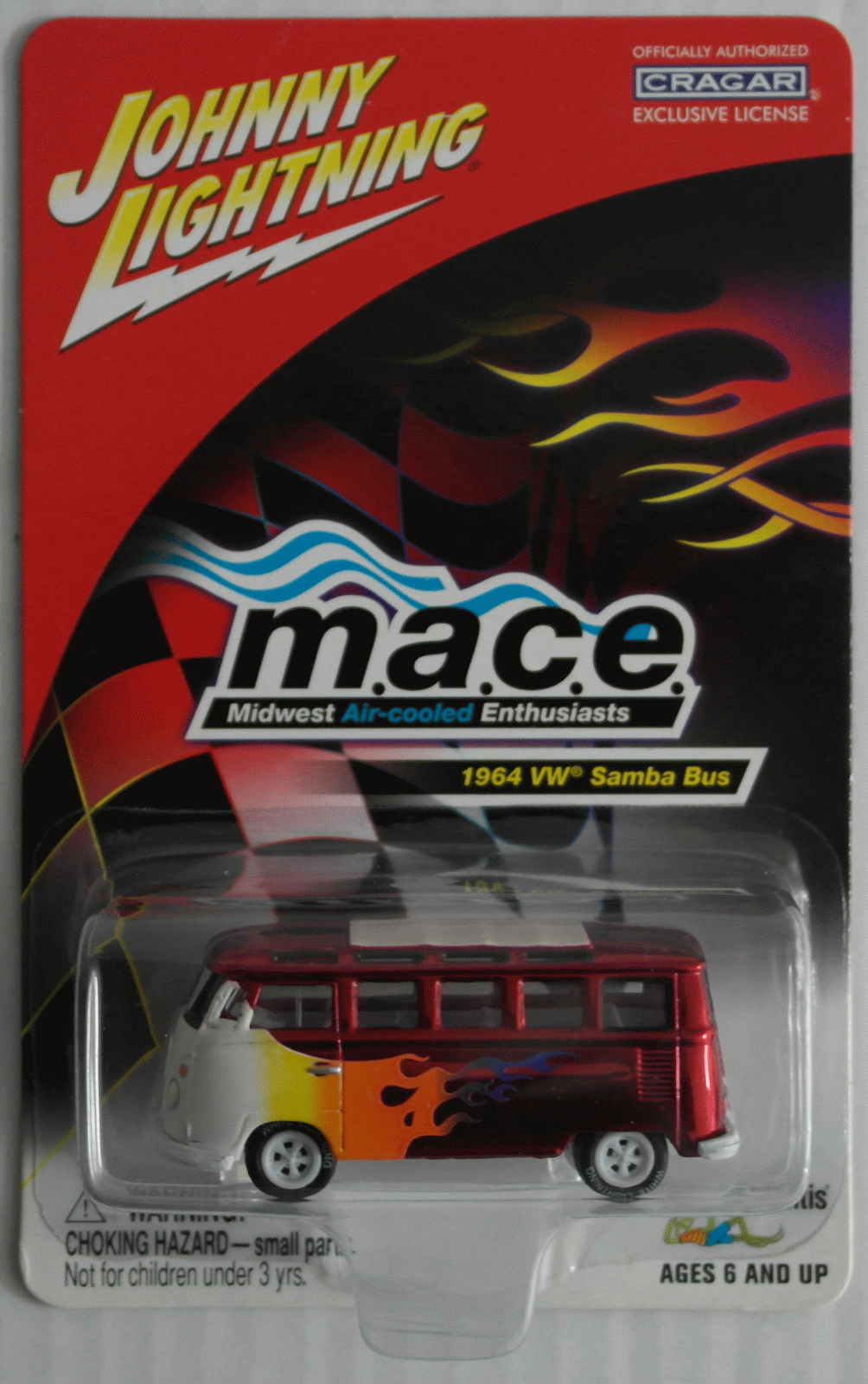 Johnny blanc lightning – vw bus t1 samba rougechrom avec flammes Mace Nouveau OVP Johnny blanc lightning – vw bus t1 samba rougechrom avec flammes Mace Nouveau OVP