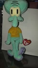 Vintage 2004 Spongebob Squarepants, Squidward Tentacles TY Beanie Baby  w/ Tags