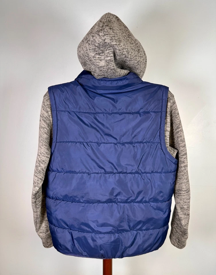 Chaqueta Hurley Boy’s Puffer Hyper Royal Azul Gris Talla Grande 12-13 años Foto 2 de 4