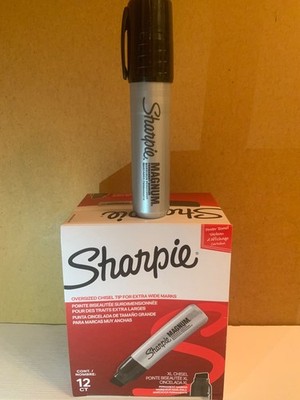 Sharpie Magnum Oversized Permanent Markers Black (1) New!!!     