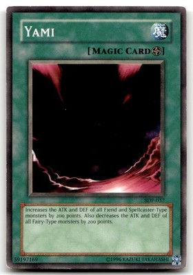 Yami SDP-037 Unlimited Common Yu-Gi-Oh TCG MP