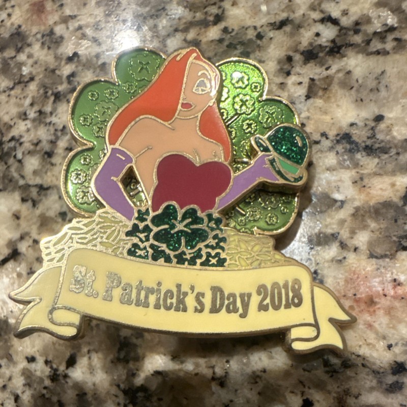 Disney Limited Edition Jessica Rabbit St. Patrick's Day 2018 Pin