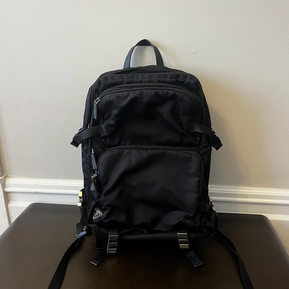 PRADA Backpack Backpack Black Bags & Handbags for Women for  display picture 2