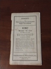 Ford Model A Car And Aa Truck Vintage Manual