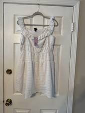 Wild Fable Women's White Large Sleeveless Sun Dress BNWT