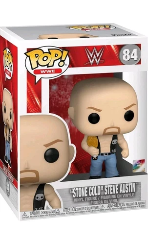 Funko POP! WWE Stone Cold Steve Austin #84 with POP Protector New 