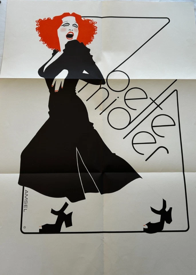 Бетт Мидлер - одноименный - оригинальный 1973 Atlantic SD 7270 LP + плакат 20 «x 30» EX - Изображение 2 из 4