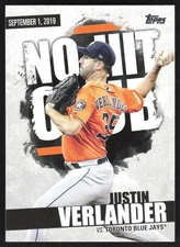 2022 Topps #NHC-4 Justin Verlander No-Hit Club