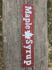 Maple Syrup Sign