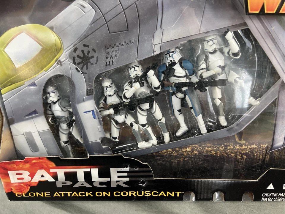 Star Wars Battle Pack ROTS La Venganza de los Sith CLON ATAQUE A CORUSCANT ¡NUEVO! Foto 2 de 4