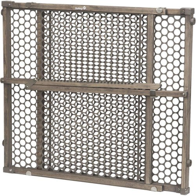 #ad Safety 1st Baby Gate Pressure Mount Grey Vintage Wood Adjustable $33.95