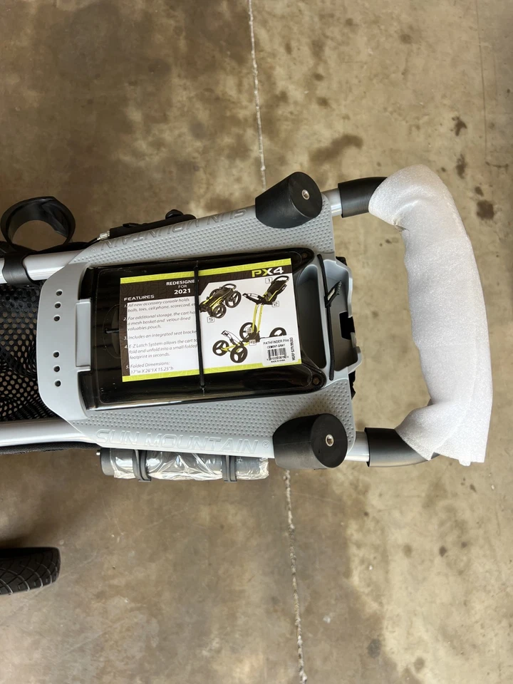 Sun Mountain Pathfinder Px4 Golf Push Cart / READ - Image 4 of 4