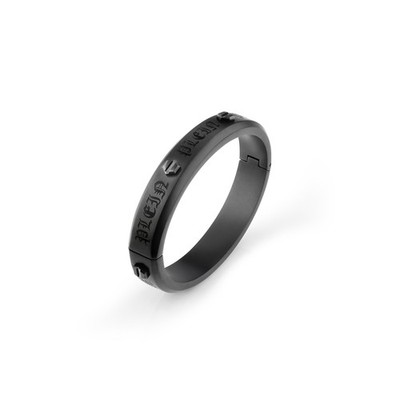 PHILIPP PLEIN Men Rigid Bracelet PJ7AA17BS Stainless Steel Black