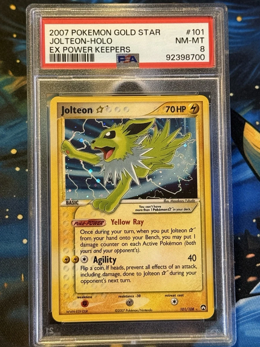 Jolteon Pokémon TCG EX Power Keepers Individual Collectible Card