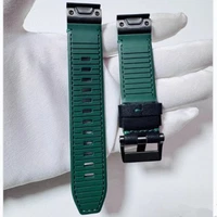 Genuine Leather 22mm Watch Strap for Garmin MARQ Golfer (Gen 2) - Carbon Edition