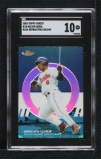 2005 Topps Finest Blue Refractor 239/299 Melvin Mora #16 SGC 10 GEM 19nq