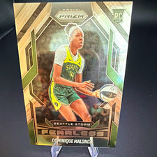 Panini 2025 Prizm WNBA Dominique Malonga Seattle Storm Fearless Rookie RC #14