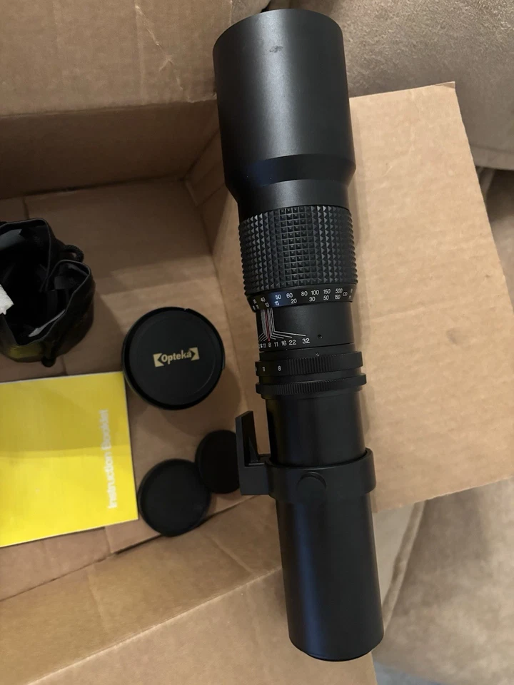 Opteka Lenses With Sony E Mount Adapter. 500-1000 Mm Telephoto, Fisheye, &Macro. - Image 3 of 4