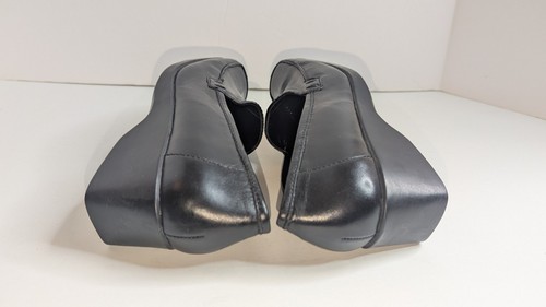 Bass Women's Teresina Sz 7.5 M Black Leather Slip On Shoes Academia Career - Picture 9 of 13