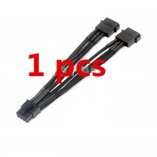 Dual Molex 4 Pin to 8 Pin PCI-E Express Video Card Power Cable Adaptor