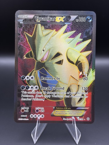 Pokémon TCG Tyranitar-EX Holo Full Art Ultra Rare Card Ancient Origins 91/98