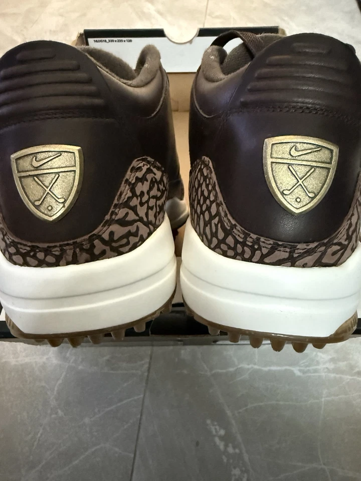 Nike Air Jordan III Golf Premium Marrón AO8952-200 Talla 9.5 Foto 3 de 4