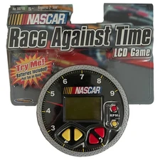 Nascar Race Against Time Electronic Handheld LCD Game