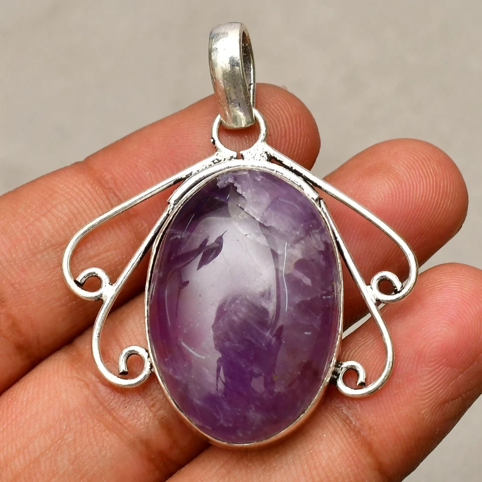 Ciondolo gioiello in argento sterling 925 fatto a mano con pietra preziosa... - Immagine 3 di 4