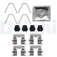 Delphi ZubehöRsatz Scheibenbremsbelag LX0726 FüR Opel Adam M13 LPG KIA Optima JF