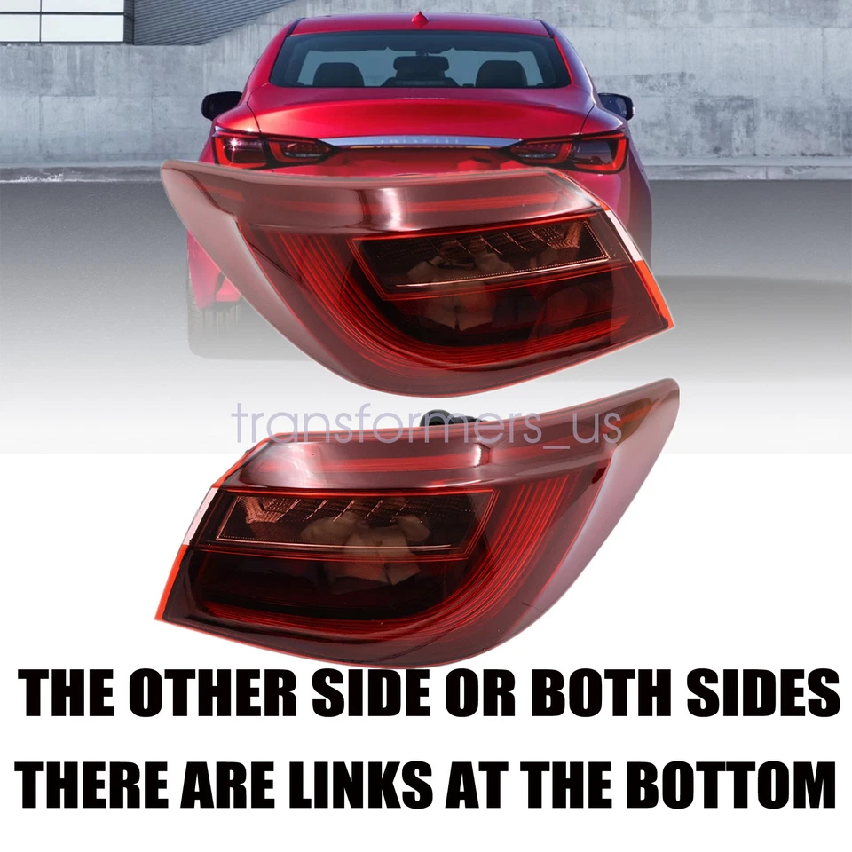 Luz trasera derecha LED lámpara para Infiniti Q50 2018 2019 2020 2021 pasajero EE. UU. Foto 2 de 4