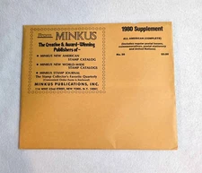 Minkus 1980 U.S. Stamp Album Supplement #30 Unused UN, post card, envelopes