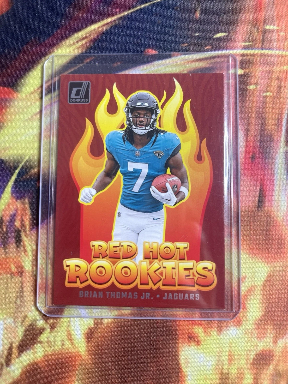 Brian Thomas Panini Donruss Red Hot Rookies #RHRBTJ Base