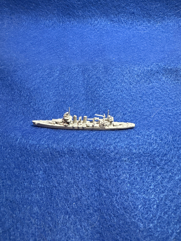 GHQ Micronauts WWII  1/2400, USS Northampton Class CA, assembled and primed #2
