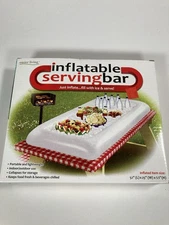 Inflatable Serving Bar Cooler Food & Drink & Ice 52"x25"x5.5" Picnic Camping New