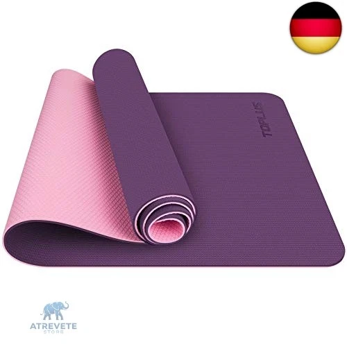 TOPLUS Gymnastikmatte, Yogamatte Yogamatte Gepolstert & rutschfest für Fitness 