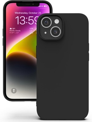 Hülle für iPhone 13 14 17 17 Pro Max Stoßfest Cover Silikon Schwarz Case UK