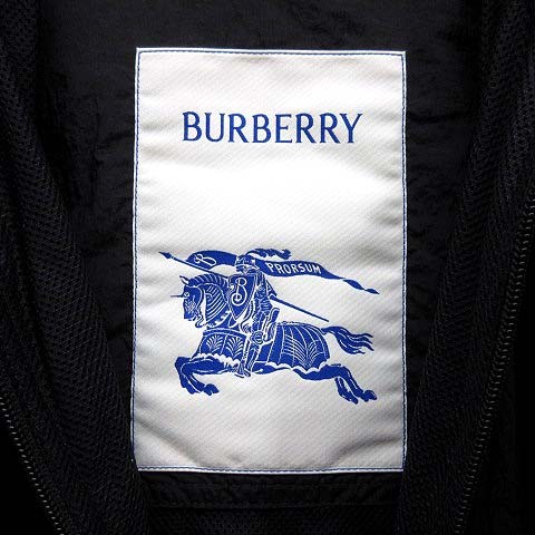 [Used] BURBERRY 2024AW Embroidered Big Horse Nylon Jacket Parka Zip Up Light Out thumbnail 5