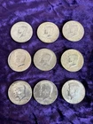 (Lot Of 9) 1965-1970 Kennedy Half Dollars 40% Silver Coins