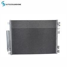 A/C AC Condenser Unit For 2005-2014 Chrysler 300 Dodge Charger Aluminum + Drier