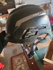 MSA Working At Heights V-Gard H1 Safety Helmet - Nonvent Fas-Trac , Black