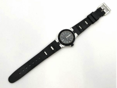 BVLGARI AL32TA Aluminum Watch Black Dial Rubber Unisex  display picture 3