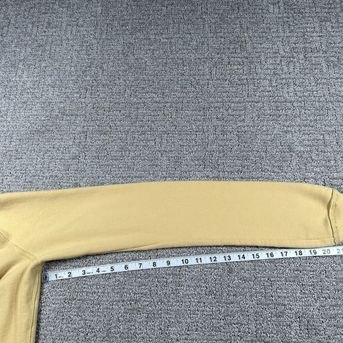 Abercrombie Sweatshirt Youth Large L Yellow Hoodie Logo Pocket Sweater Girls - Bild 10 von 13