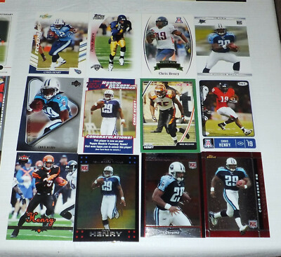 CHRIS HENRY - Running Back - Bengals / Titans 12 Card