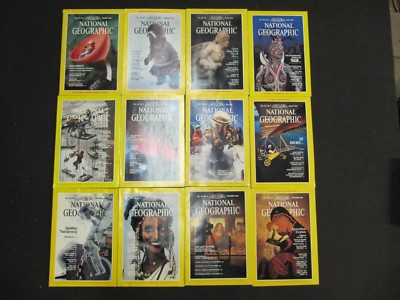 National Geographic magazine Lot 1983 Complete Year! 12 Issues!